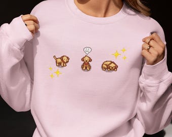 Felpa ispirata a Stardew Valley / Felpa con il cane di Stardew Valley / Regalo perfetto per i giocatori