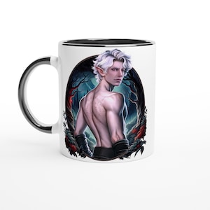 Baldur&#39;s Gate 3 - Astarion 15oz/440ml Ceramic Mug - White 11oz Ceramic Mug with Color Inside
