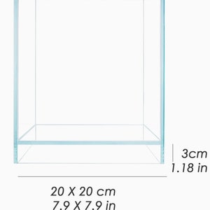 2.3 Gal Nano Rimless Aquarium Terrarium - Etsy