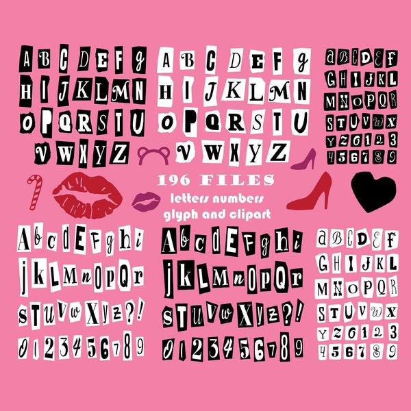 Brennen Sie Alphabet, Brennen Sie Buch-Buchstaben, Brennen Sie Buch-Zahlen, Cricut-Schnitt-Dateien, Brennen Sie Buch SVG, Brennen Sie Buch Schriftart, Mean Girls SVG