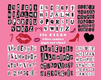 Brennen Sie Alphabet, Brennen Sie Buch-Buchstaben, Brennen Sie Buch-Zahlen, Cricut-Schnitt-Dateien, Brennen Sie Buch SVG, Brennen Sie Buch Schriftart, Mean Girls SVG