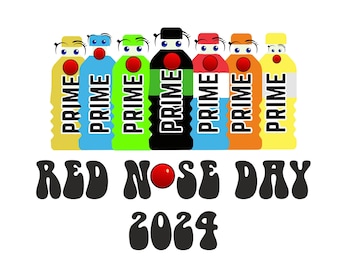 Red Nose Day Svg ,Red Nose 2024, Decal Red Nose png, Fund Raising, Vinyl cutting, Cut Files, vinyl or card cutting, Digital Download