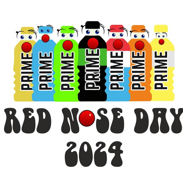 Red Nose Day Svg ,Red Nose 2024, Calcomanía Red Nose png, Recaudación de fondos, Corte de vinilo, Archivos cortados, corte de vinilo o tarjeta, Descarga digital