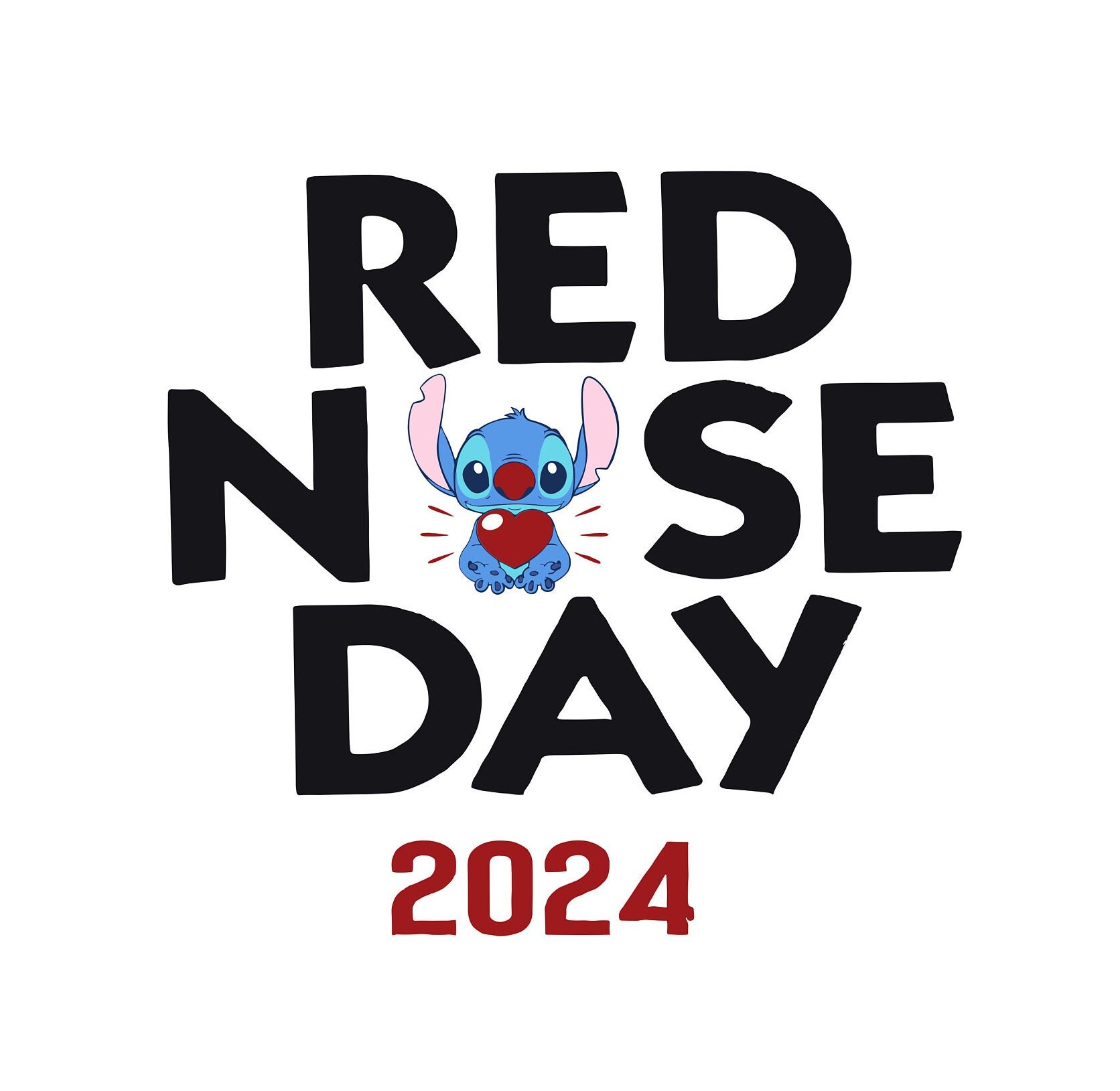 Red Nose Day Bundle, SVG ,red Nose 2024, Decal Red Nose Png, Fund