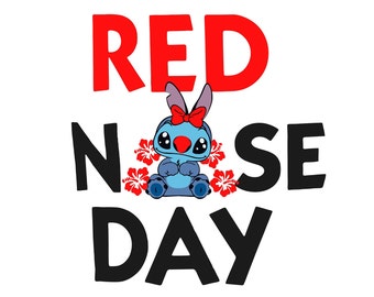 Red Nose Day Svg ,Red Nose 2024, Decal Red Nose png, Fund Raising, Vinyl cutting, Cut Files, vinyl or card cutting, Digital Download