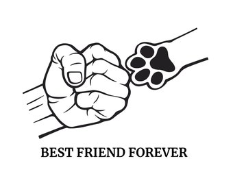 Best Friends Forever SVG / Cut File / Cricut / Commercial use / Silhouette / Best Friends SVG / BFF Svg