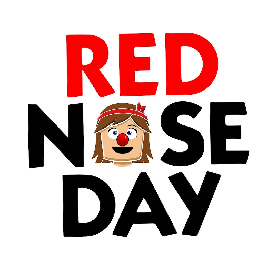 Red Nose Day Svg ,red Nose 2024, Decal Red Nose Png, Fund Raising
