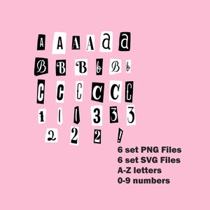 Burn Book Alphabet, Burn Book Letters, Burn Book Numbers, Cricut Cut Files, Burn Book SVG, Burn Book Font, Mean Girls SVG image 2