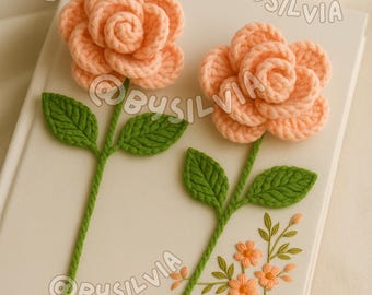 Haakpatroon bloemen, gehaakte pdf met schattige madeliefje amigurumi, digitaal patroon,