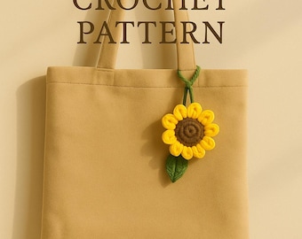 Haakpatroon bloemen, gehaakte pdf met schattige madeliefje amigurumi, digitaal patroon,