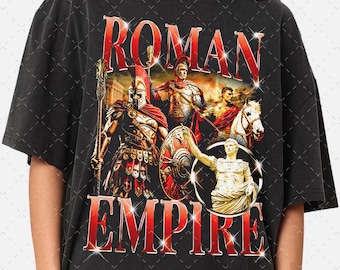 Roman Empire Graphic Tee: 90s Style Unisex T-Shirt