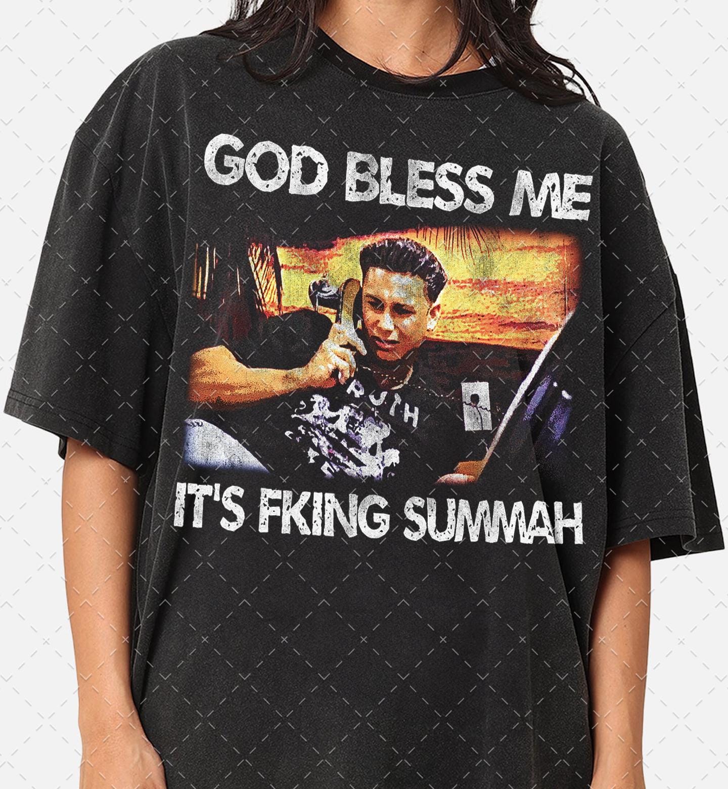 God Bless Me It's Summer Shirt: Pauly D Vintage Style Tee - Etsy