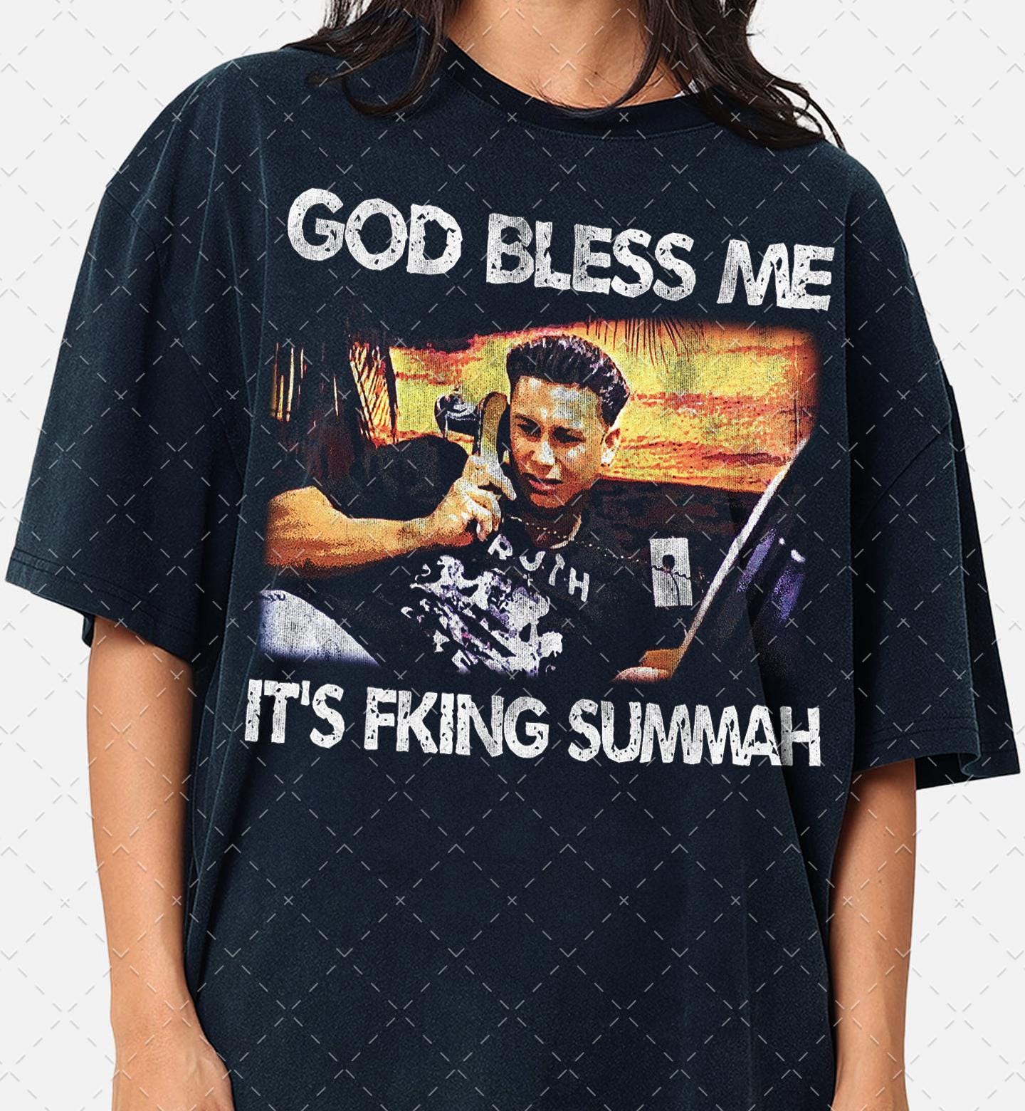 God Bless Me It's Summer Shirt: Pauly D Vintage Style Tee - Etsy