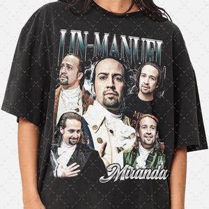 Limited Lin Manuel Miranda Vintage Shirt  Gift for Woman anda Man