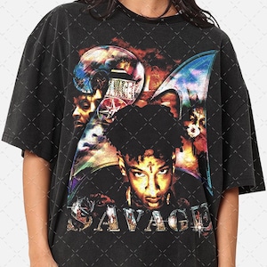 Limited 21 Savage Bootleg 90s Graphic Tee, Raptees Gifts For Woman and Man Unisex T-Shirt