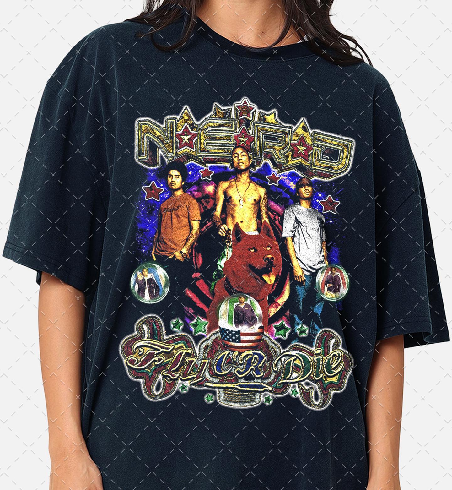 N.E.R.D 日本ツアー限定Tシャツ ヴィンテージ ファレル ネプチューンズ