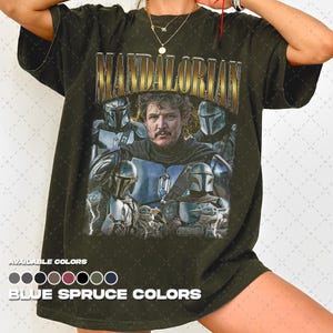 Comfort Colors® Mandalorian Shirt, Vintage 90s Mandalorian Tee, Retro 90s Graphic T-Shirt, Fan Gift, Unisex Tee image 4