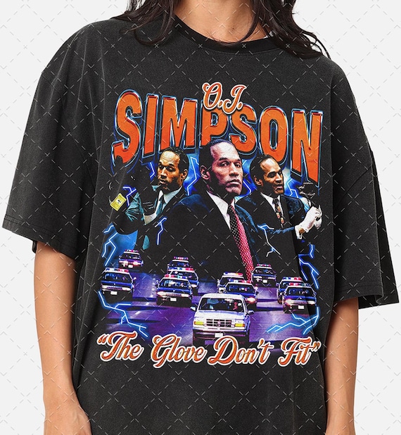 OJシンプソン oj simpson Tシャツ 90s O.J. Simpson 'glove Don't Fit' 90s Graphic Unisex Tee - Etsy