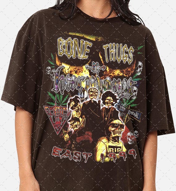 Bone Thugs-n-harmony 90s Graphic Tee - Unisex Raptees - Etsy