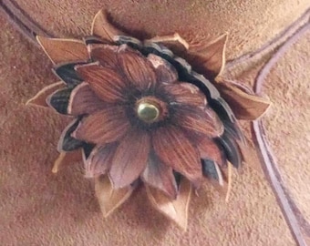 Leather Flowers or Butterflies for Hats, Hat Accessories, Leather Flower or Butterfly Magnetic for Hat, Leather Flower/Butterfly
