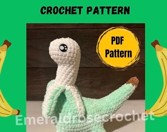 Patron au crochet NO SEW Baby Bananasaurus