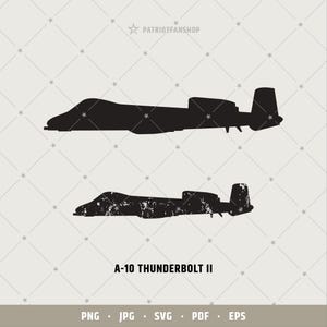 A-10 Thunderbolt Side view svg, A10 silhouette svg, A10 USAF png, A10 Military cut file pdf, T-Shirt Decal, Air Force wall print, eps | 277