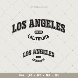 Los Angeles California SVG, Los Angeles png, Retro California, Vintage LA tshirt, Varsity Los Angeles, Sublimation, Tee design, Cricut | 283