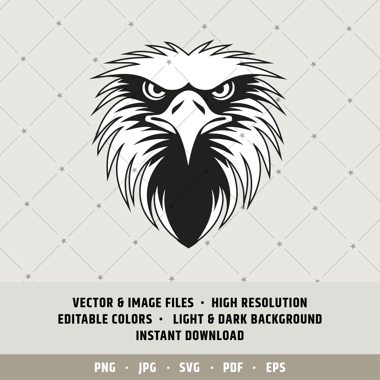 American Eagle Logo SVG | Eagle Cut Files | Military Vectors | Bald ...