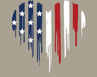 US Heart American Flag svg, American Distressed flag png, 4th of July eps, American flag svg, US flag svg, Stars and stripes eps | 109