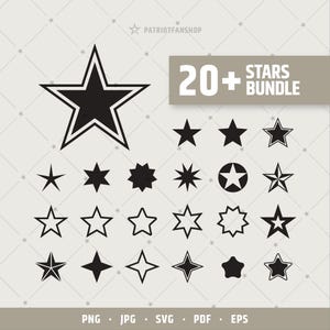 Star Svg Bundle, Stars SVG, Star Icon, Star Silhouette svg, Sparkling Stars, Star cut files, SVG files for cricut, Digital Download | 252