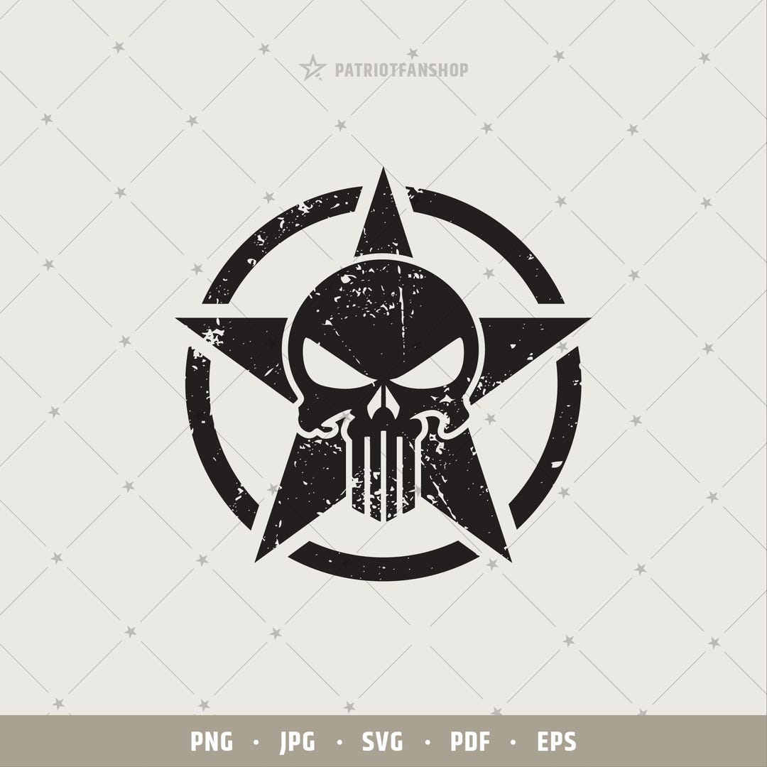 The Punisher Punisher USA Totenkopf Aufkleber Mattweiß 10x10cm - Konturgeschnitten Für Auto, Laptop & Motorrad Kiwistar Tank Totenkopf