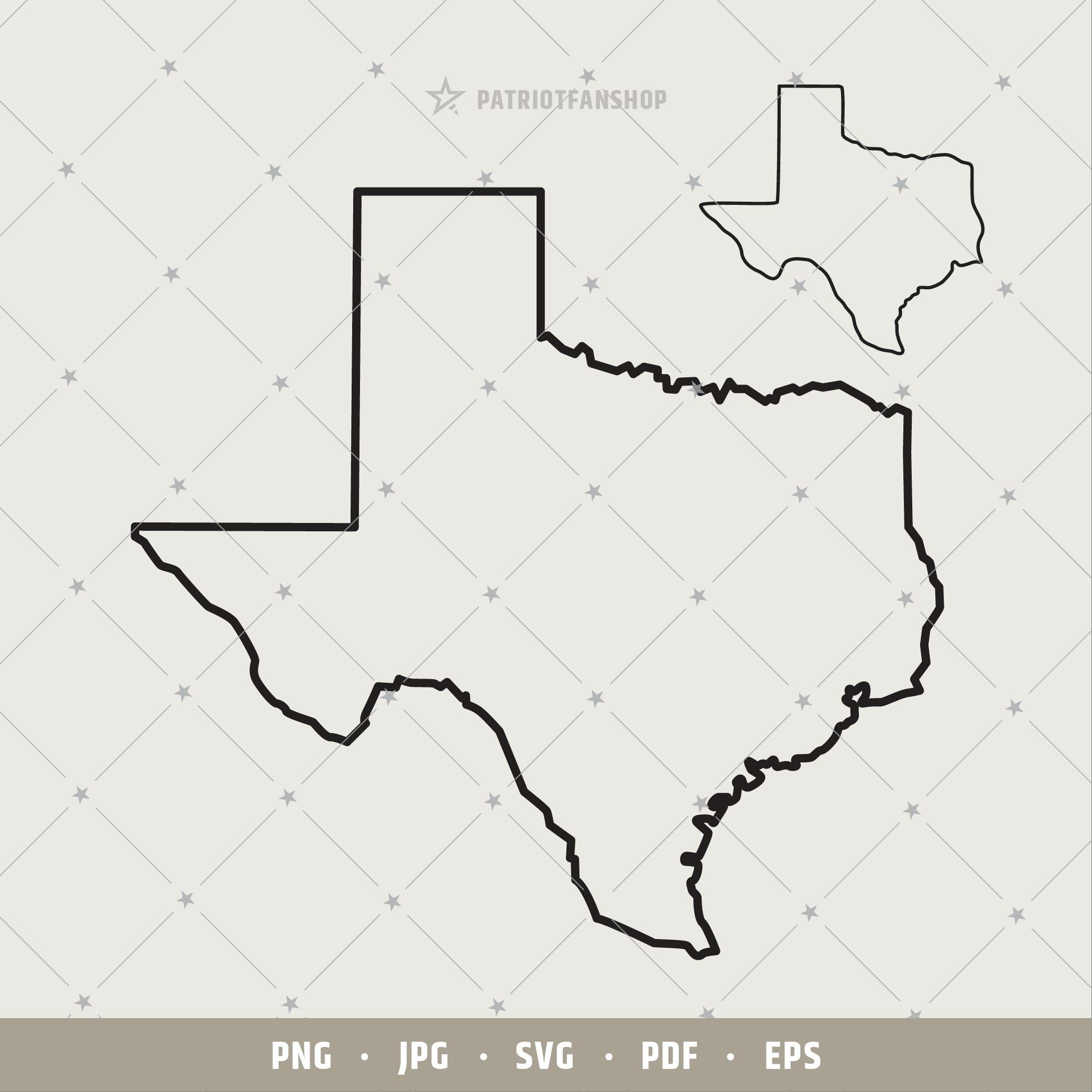 Texas Outline SVG Map: Vector Silhouette \u0026 Cut file for Cricut (Digital  download) | 316, image size:2084x2084