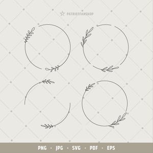 Spring Wreaths Bundle Svg, Circle Frame SVG, Wedding wreath svg, Floral wreath, Wreath monogram, SVG files for cricut, Silhouette File | 246