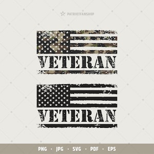 Veteran Camo USA Flag SVG | Distressed Military eps | America Camouflage | Veterans day | United States Soldier | Memorial Day | 161