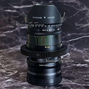 Helios-44-2 KMZ 58mm F/2.0 Portrait lens with bokeh effect and with adapter Sony E NEX, for E-mount, the best vintage lens