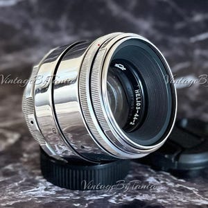 Helios-44-2 KMZ 58 mm F/2.0 M42 Fassung, USSR Porträt-Objektiv mit Bokeh-Effekt, Silber-Objektiv Helios