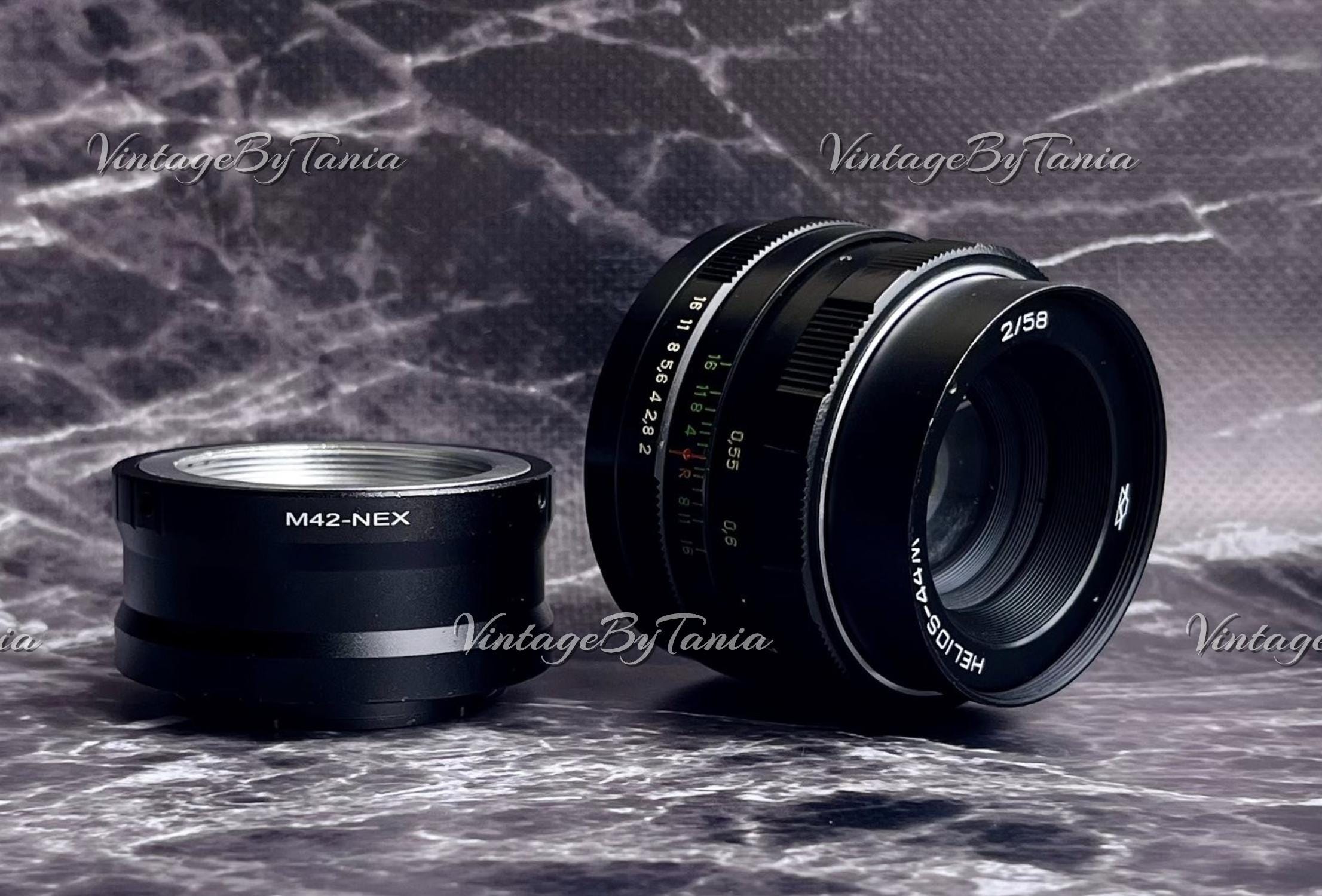 Helios-44m Anamorphic Lens: Vintage 58mm F/2, Sony E-mount Adapter