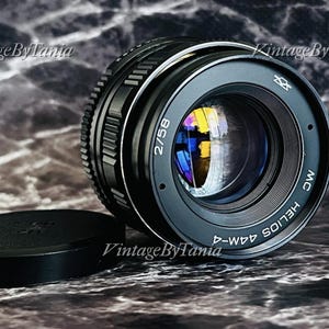 MC Helios 44 M-4 58 mm f/2 Anamorphic Mod, Vintage-Objektiv mit ovalem Bokeh & Flares M42-Mount