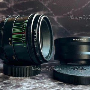Helios-44m Anamorphic Lens: Vintage 58mm F/2, Sony E-mount Adapter