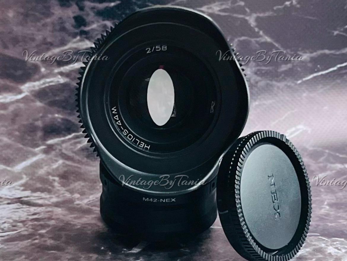 Vintage HELIOS-44M Anamorphic Lens: 58mm F/2, Sony E-mount Adapter