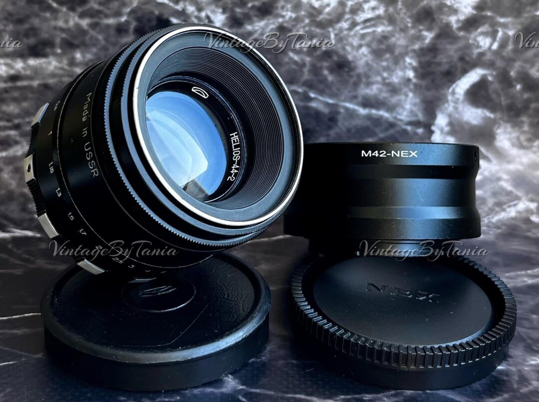 Helios-44-2 58mm F/2.0 MMZ ゼブラレンズ（ソニーE NEXアダプター付き