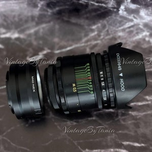 Helios-44-2 58 mm F/2.0 ソビエトレンズ、アダプター付き Sony E NEX、E マウント用