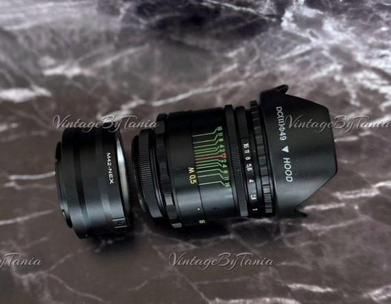 Helios-44-2 58mm F/2.0 ソ連製レンズ、ソニーE NEX用アダプター付き