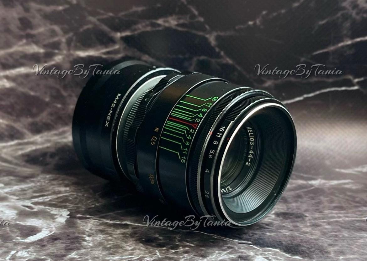 Helios-44-2 58mm F/2.0 ビンテージポートレートレンズ、渦巻きボケ