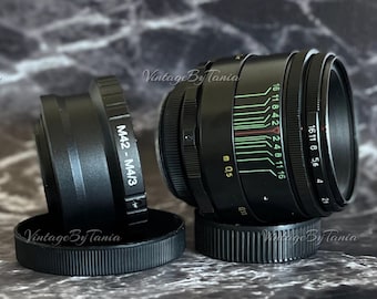 Objetivo para retratos Helios-44-2 de 58 mm F/2.0: Bokeh en espiral, adaptador M42-M4/3