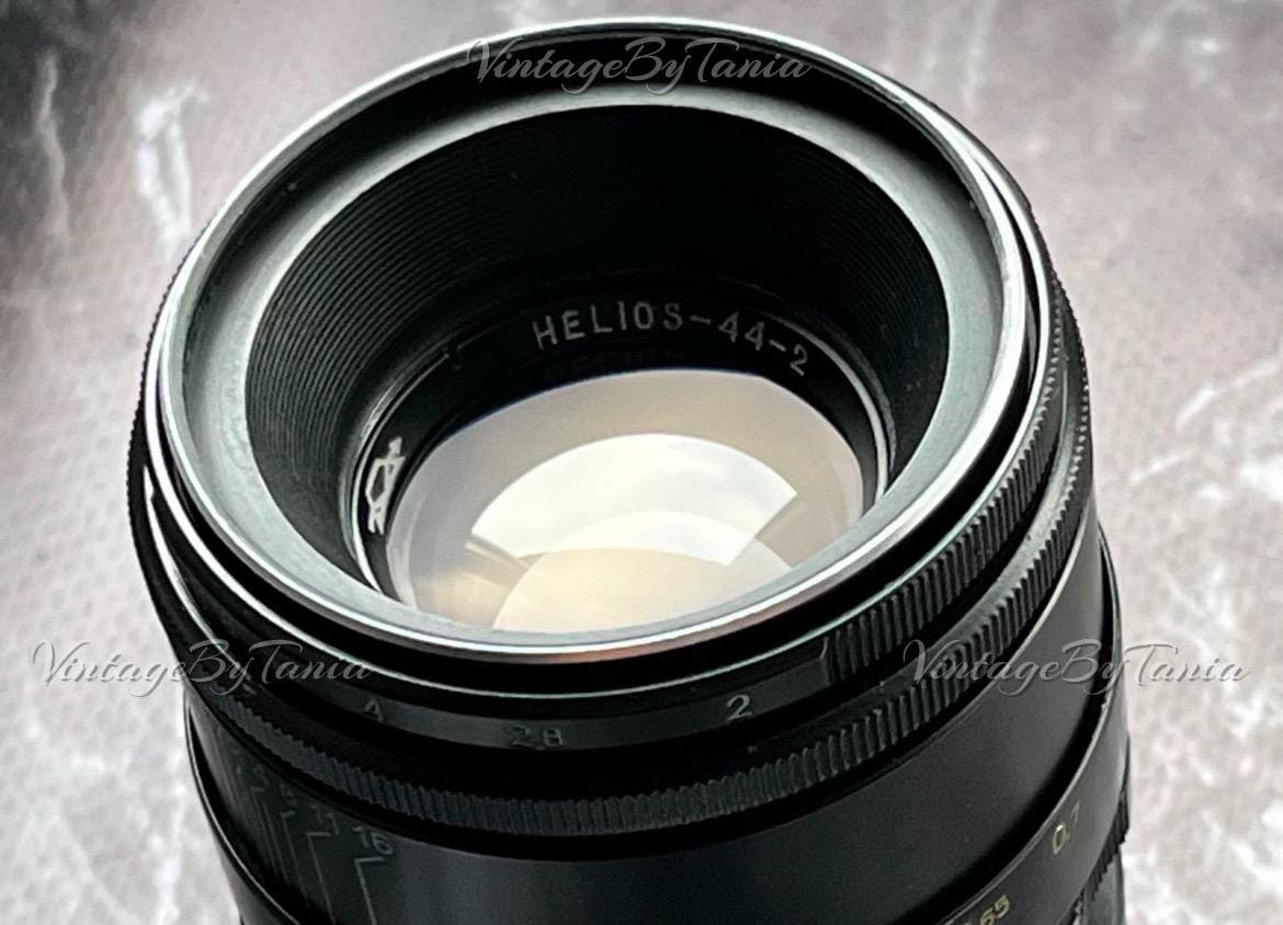 Helios 44-2 58mm f/2 レンズ Eマウントアダプタ付き Helios-44-2 58mm F/2.0 ビンテージポートレートレンズ、渦巻きボケ