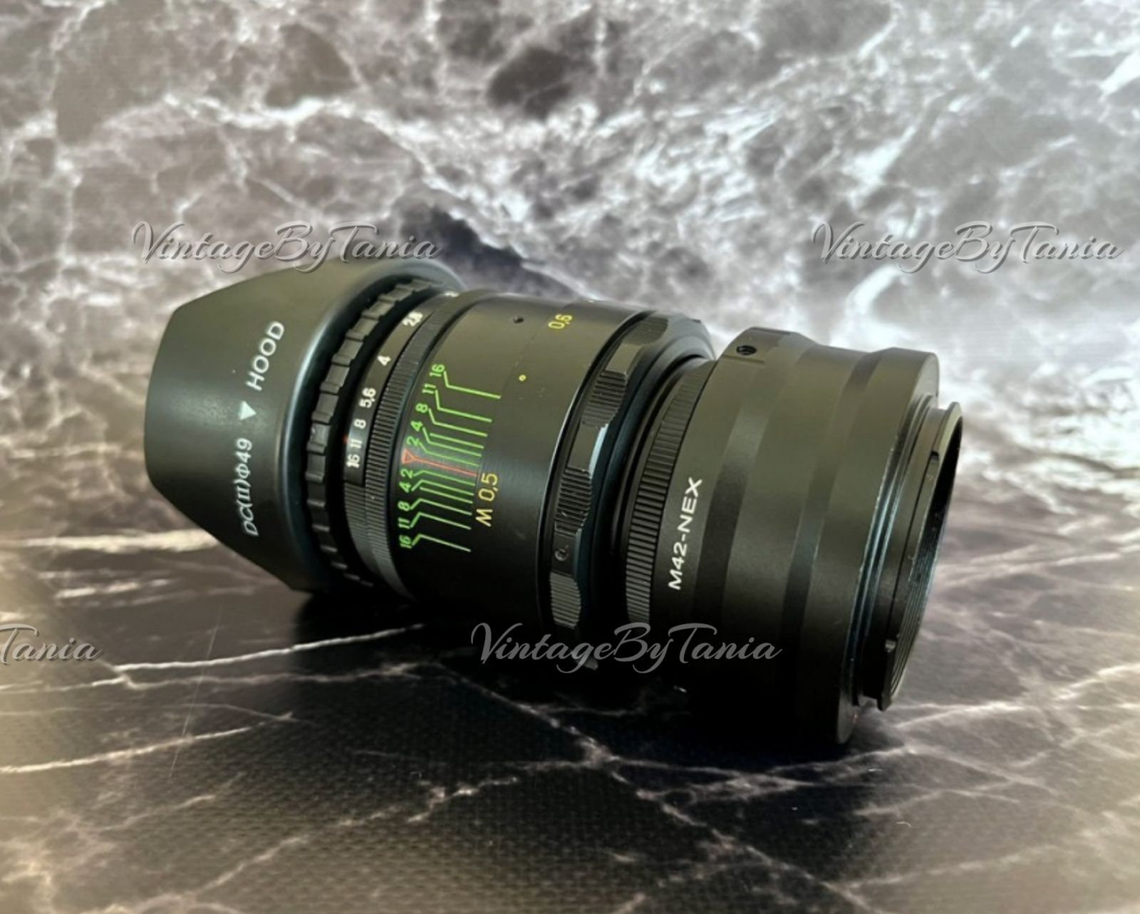 Helios-44-2 58mm F/2.0 ソ連製レンズ、ソニーE NEX用アダプター付き