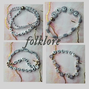 Friendship bracelet Eras Tour - Folklore collection