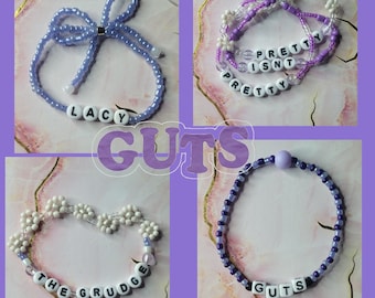 Bracelet de l'amitié Olivia Rodrigo - Édition Guts (partie 2)