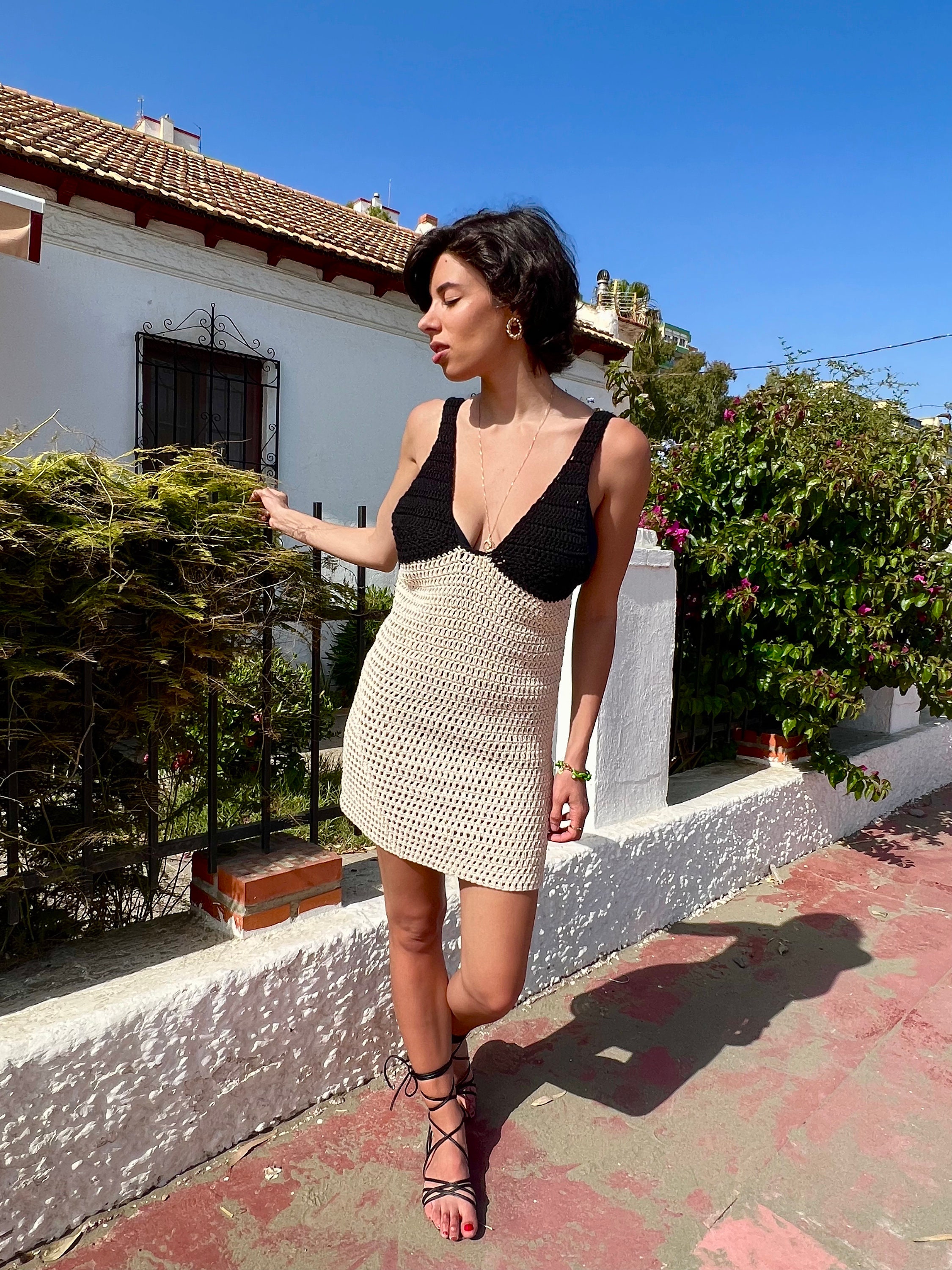 Croc Mini Dress